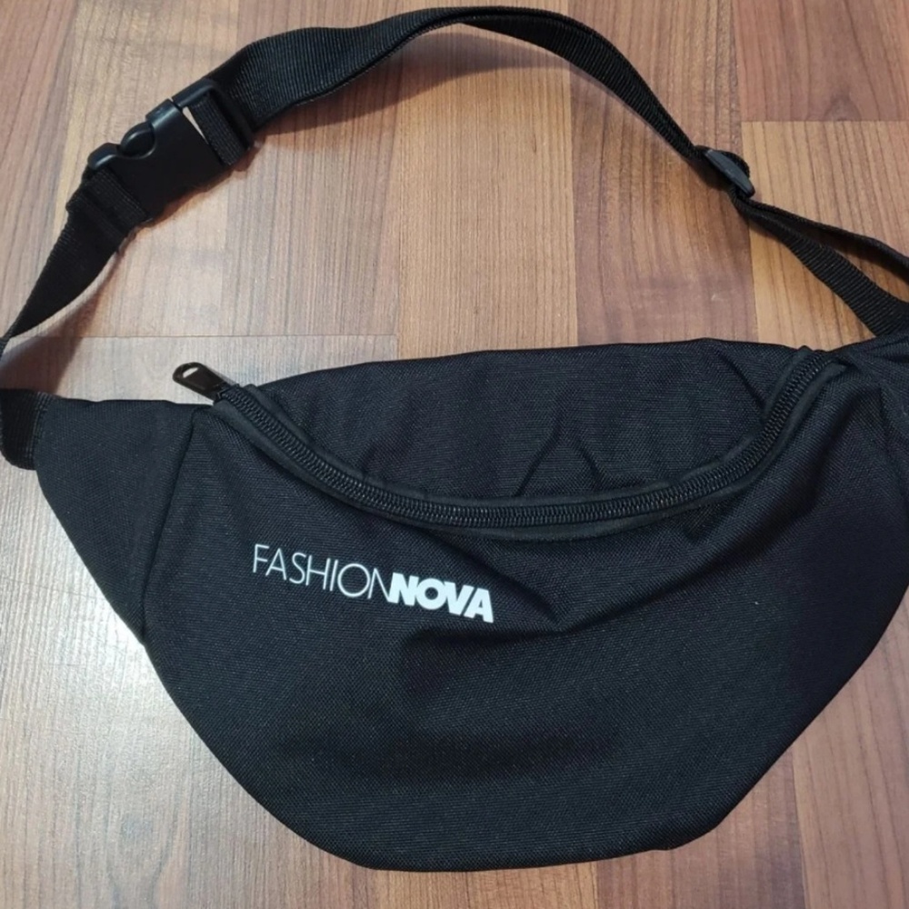 Black Fashion Nova Fanny Pack